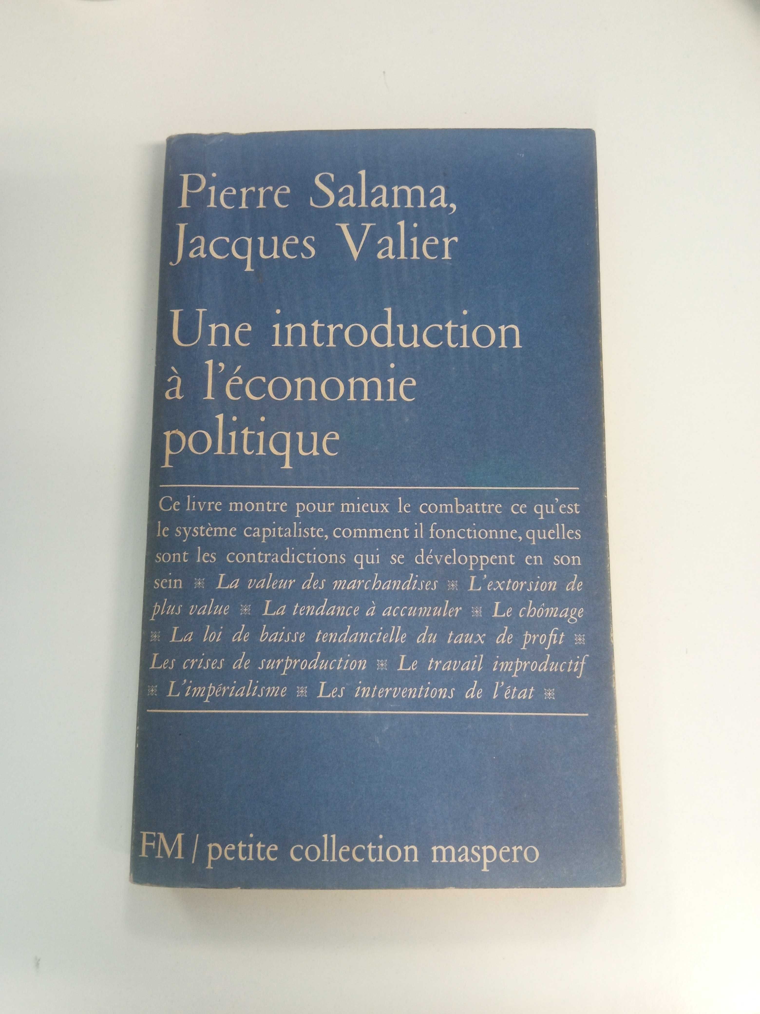 Une Introduction à l' économie politique, de P. Salama e J. Valier