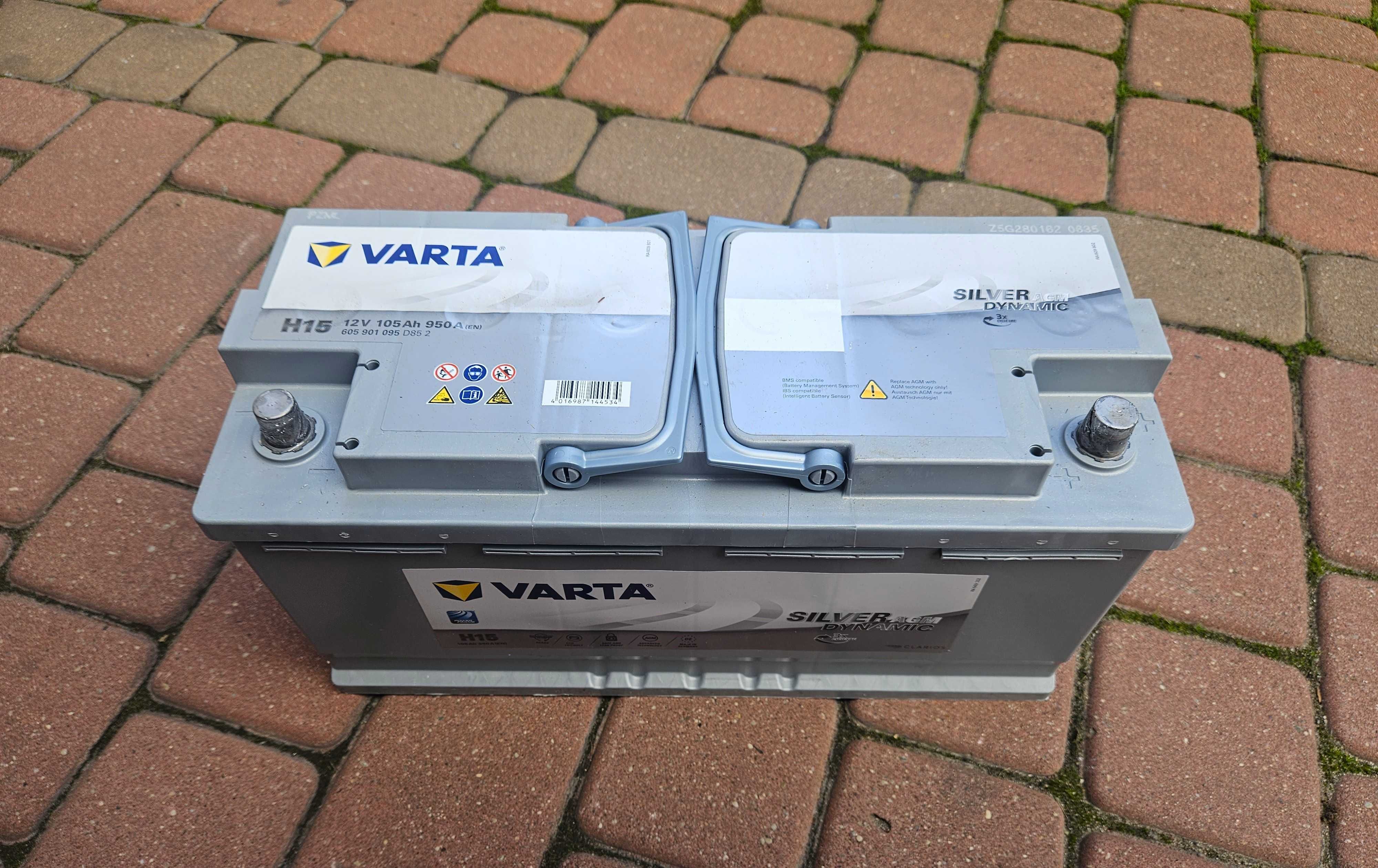 Akumulator VARTA Silver Dynamic AGM 12V 105Ah 950A