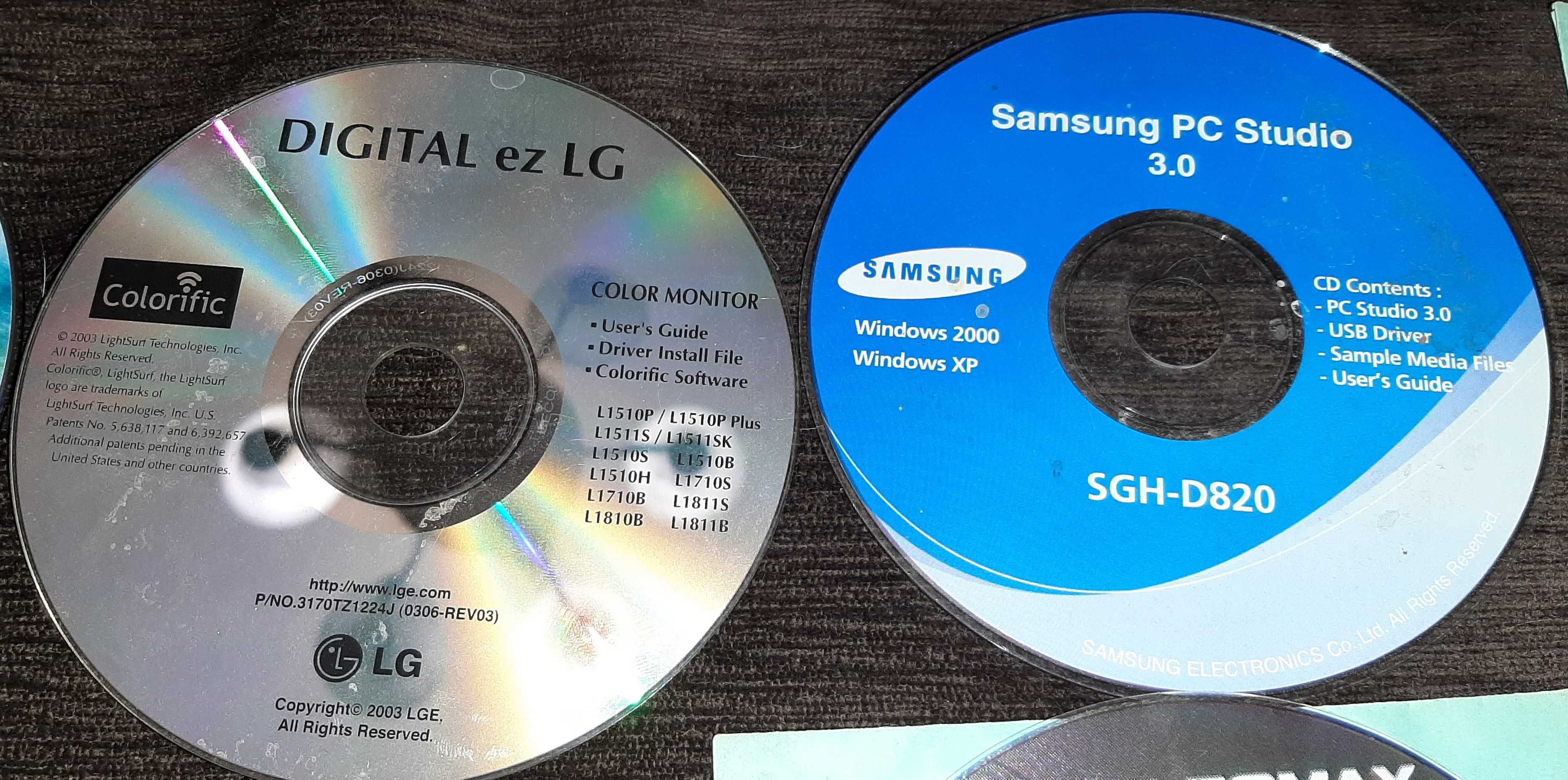 Старые диски с программами и драйверами
