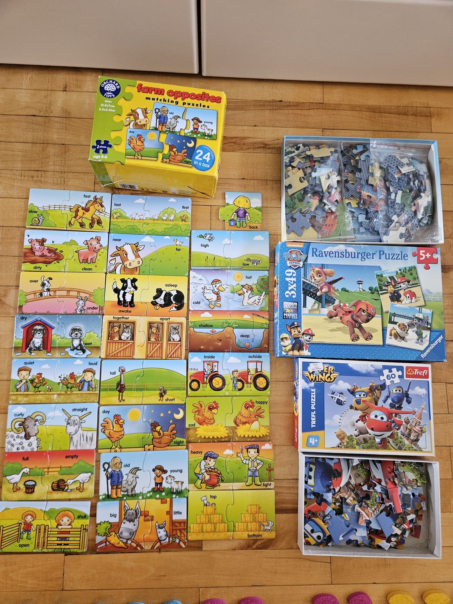 Пазли,лото,пірамідка,trelf,ravensburger,свинка пеппа