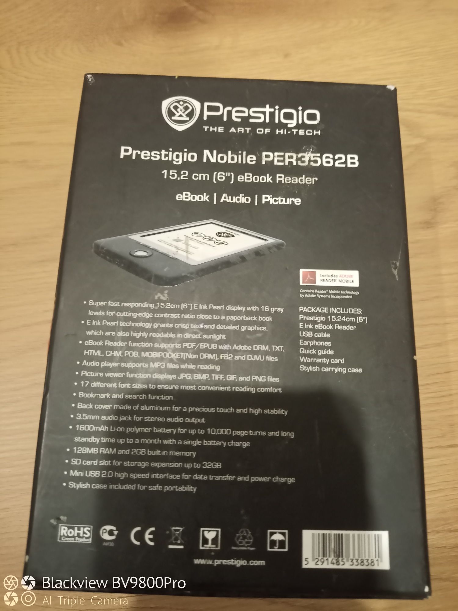 Czytnik e-book Prestigio PER3562B