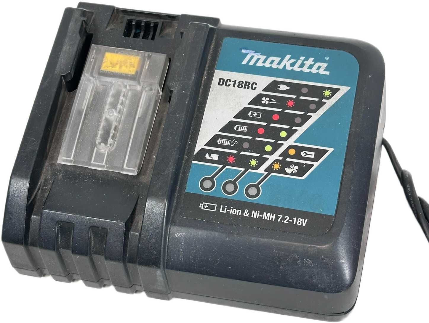 MAKITA DC18RC szybka ładowarka do akumulatorów 7.2V - 18V LI-ION