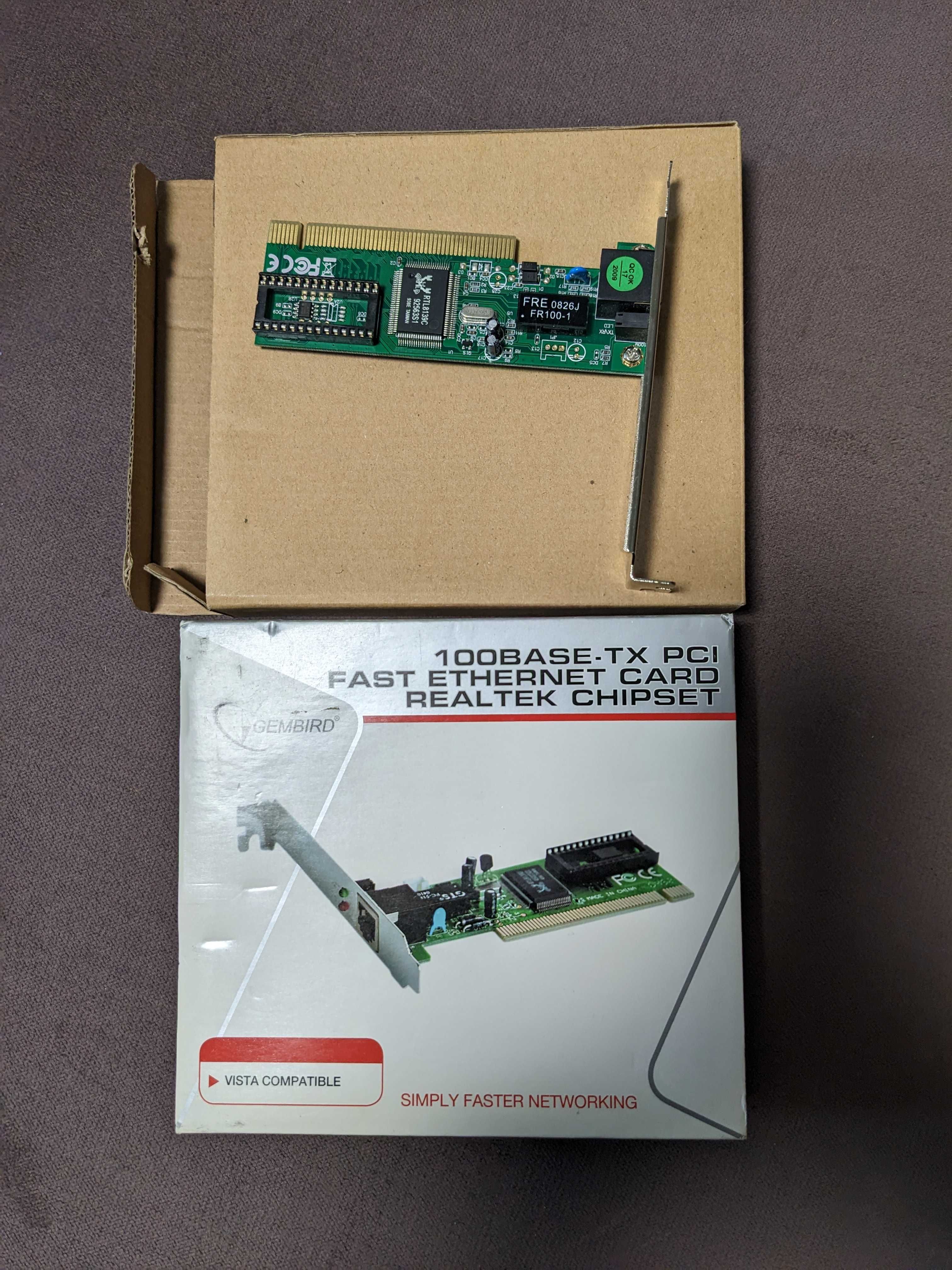 Мережеві карти DGE-560N Rev.C1  та 100BASE TX PCI