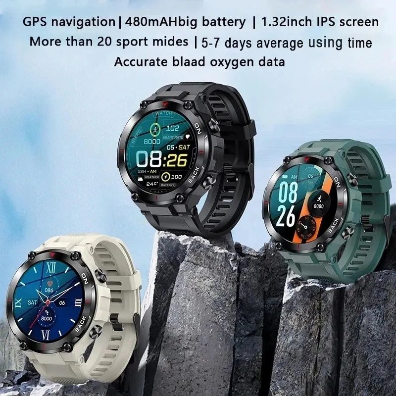 Nowy smartwatch 1,32 GPS