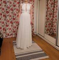Suknia ślubna plisowana spódnica