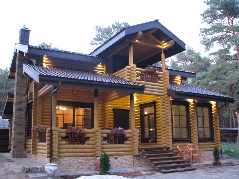 Будуємо Деревяні Будинки під Ключ БАНЯ-БОЧКА Різних Розмірів