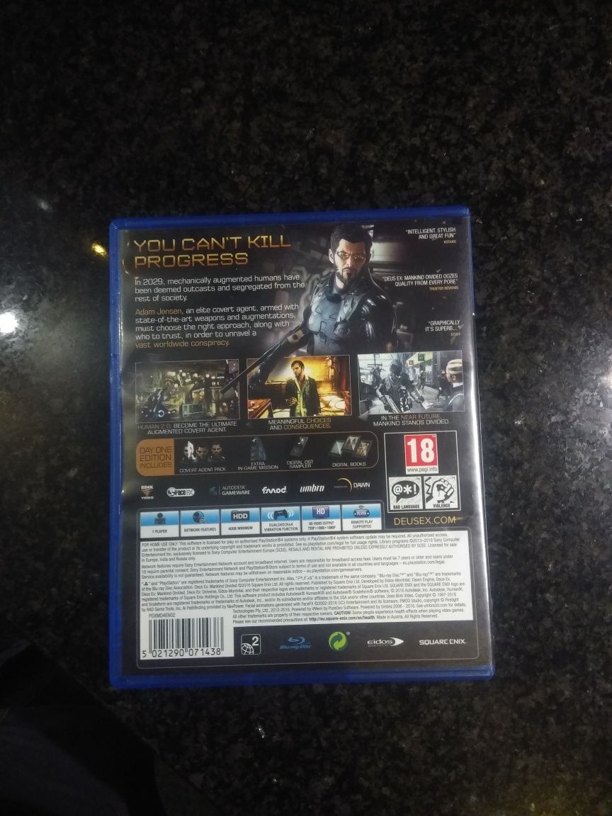 Deus Ex mankind divided PS4 (ACEITO TROCAS)