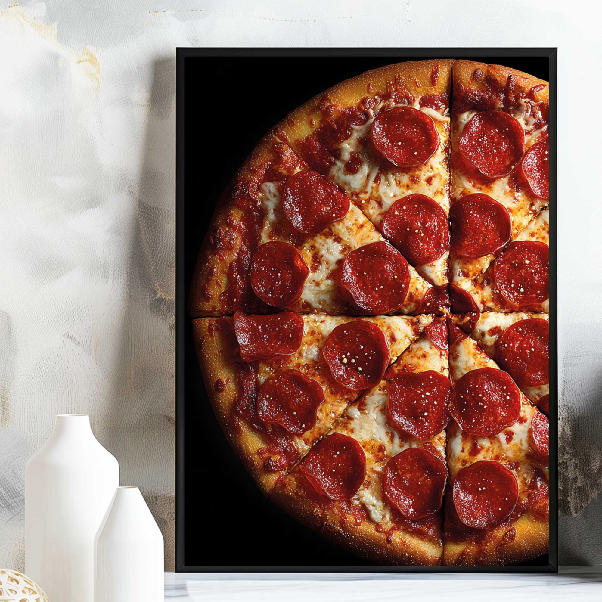 plakat pizza, plakat reklamowy pizza, obraz pizza, pizza