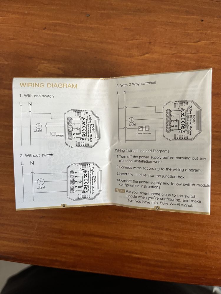 Modulo dimmer zigbee