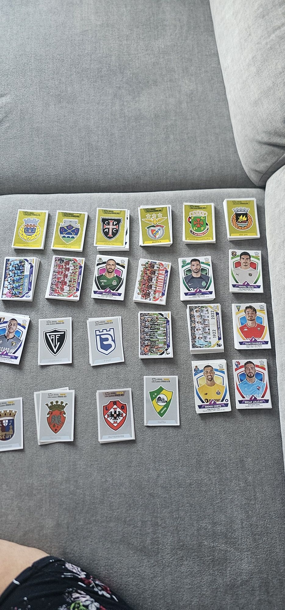 Cartas album de futebol 2022/23