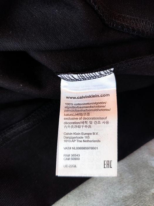 Bluza męska Calvin Klein czarna nowa XXL