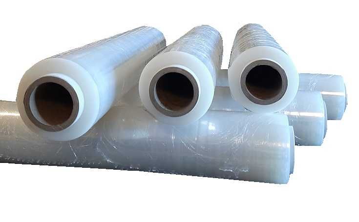 Folia typu stretch nawój 2,5 kg transparentna do pakowania