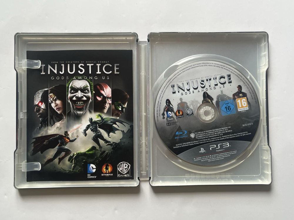 Gra Injustice: Gods Among Us Na Konsolę PS3 Steelbook Stan DB+ Komplet