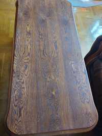 Stolik drewniany, ława