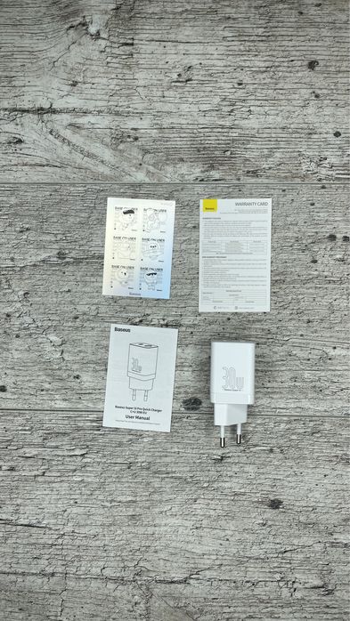 Мережевий зарядний блок адаптер блочок зарядка Базеус Baseus 30w
