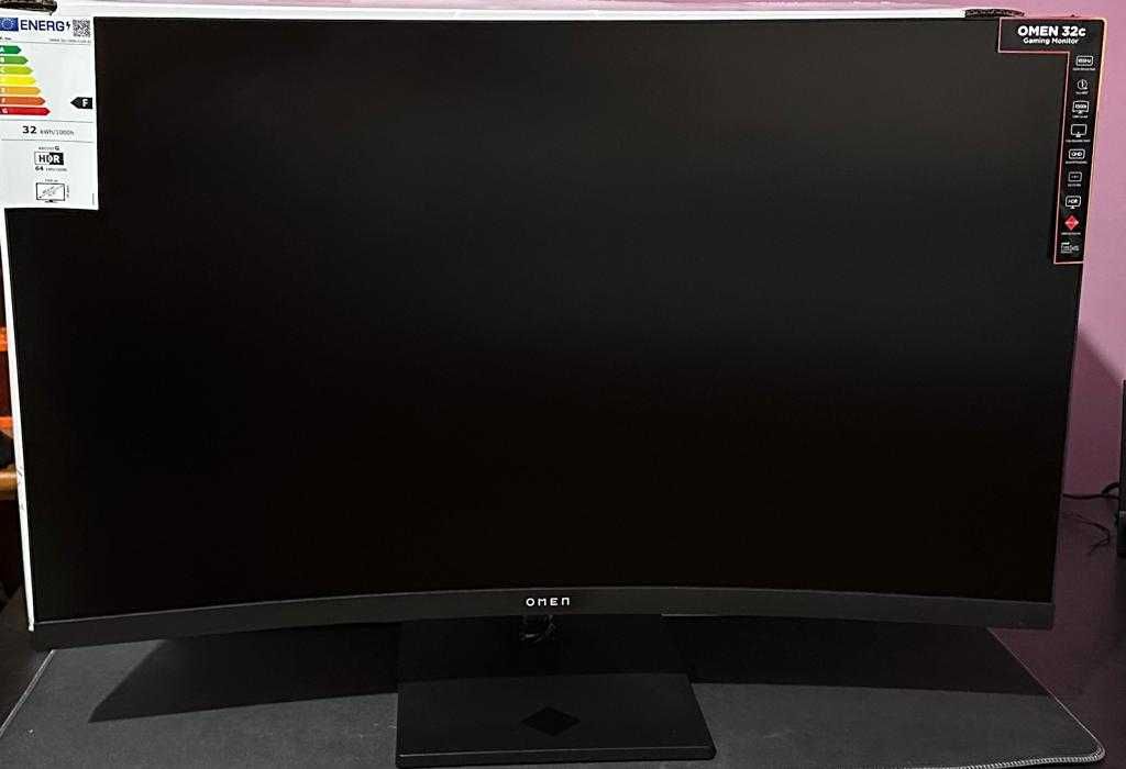 Monitor Omen 32´ Curvo QHD 165Hz