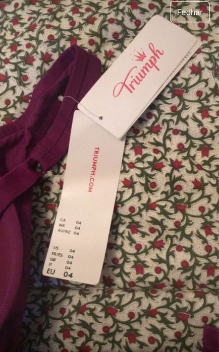 Conjunto lingerie ( cueca e soutien) Triumph