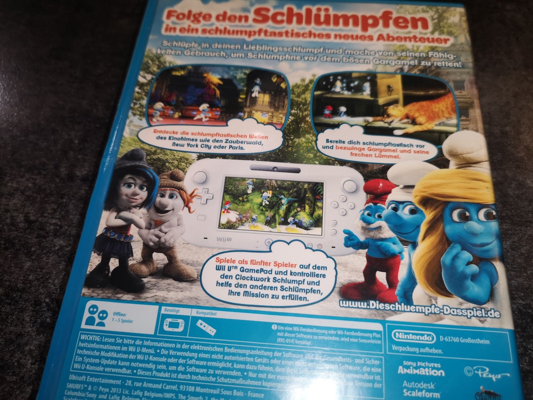 Smerfy Smurfs Wii U Nintendo gra (możliwość wymiany) sklep
