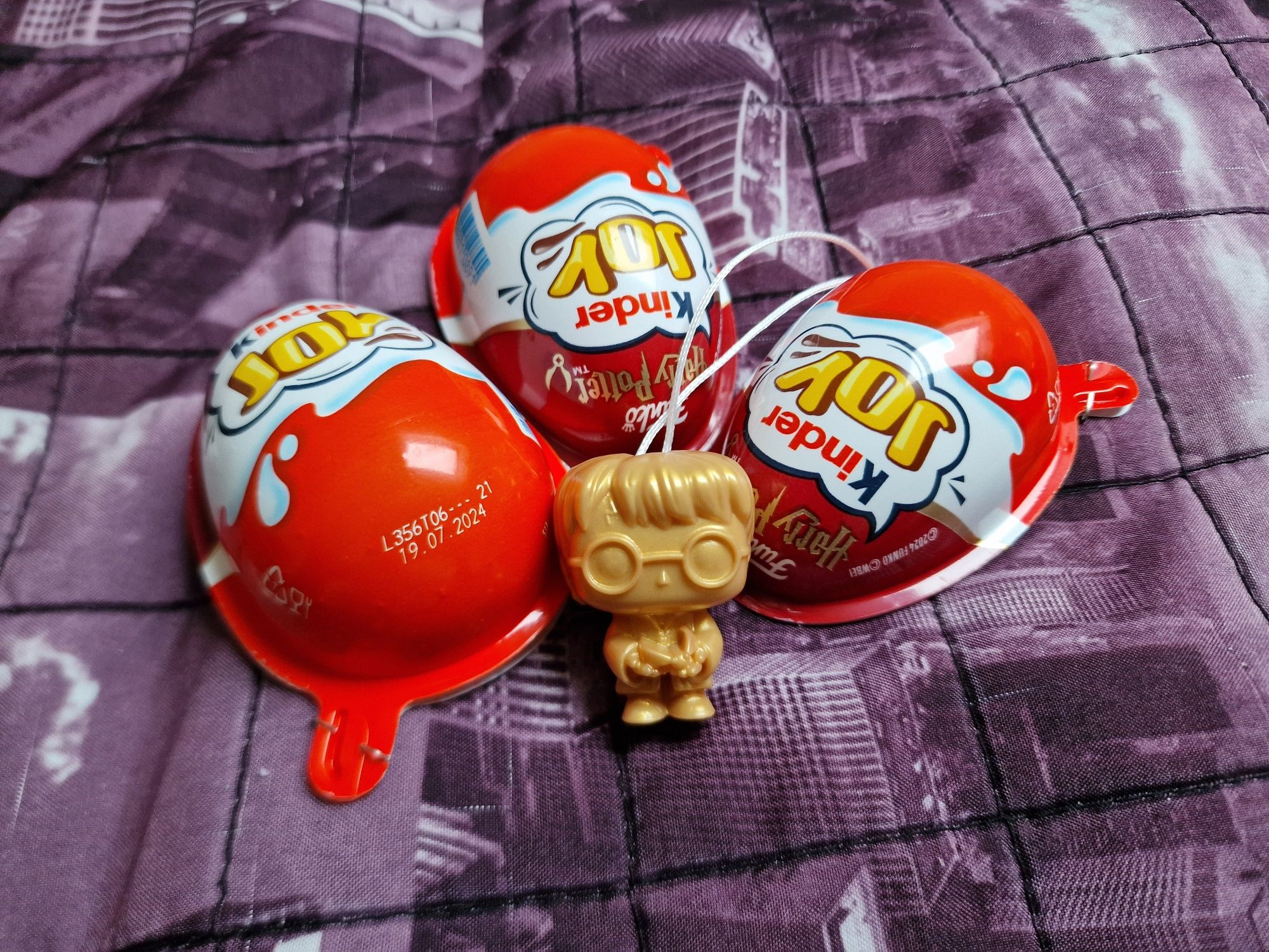 Złoty Harry Potter Kinder Joy Quidditch