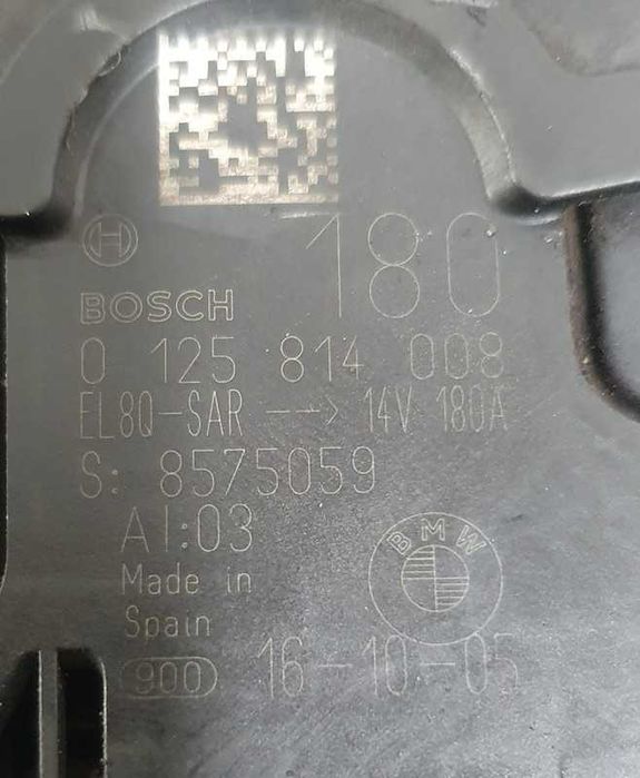 Генератор BMW G30 2.0 B47D M-обвіс рестайлінг 2016-2020р оригінал