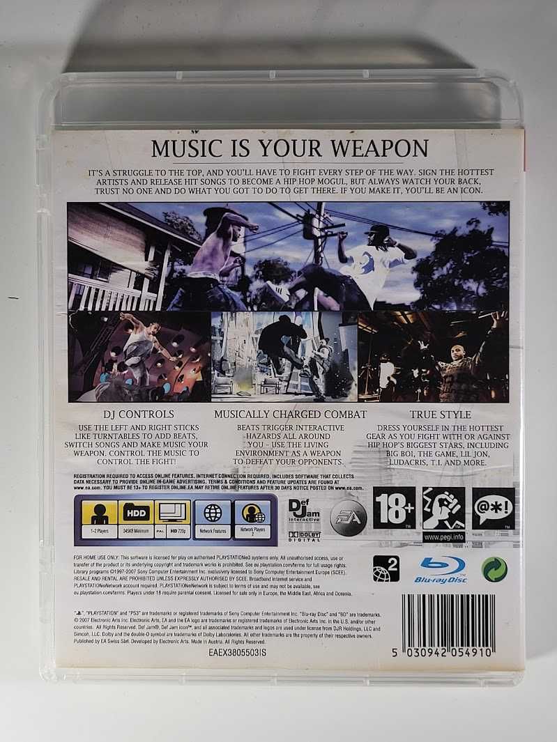 Def Jam: Icon / Gra PS3 / Gry Używane / Skup-Sprzedaż / C.H.Land / Wwa