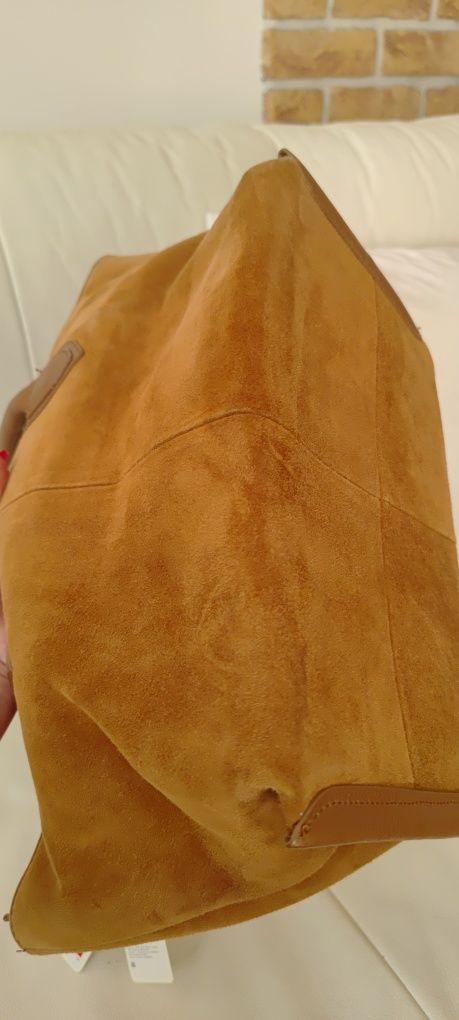 Nowa torebka Lasocki skóra naturalna