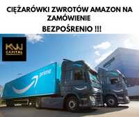 Ciężarówki zwrotów Amazon na zamówienie pod dom Każda kategoria