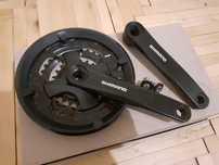 ВЕЛОсипедные шатуны Shimano FC-MT101 длинна 170мм 44/32/22 зубьев