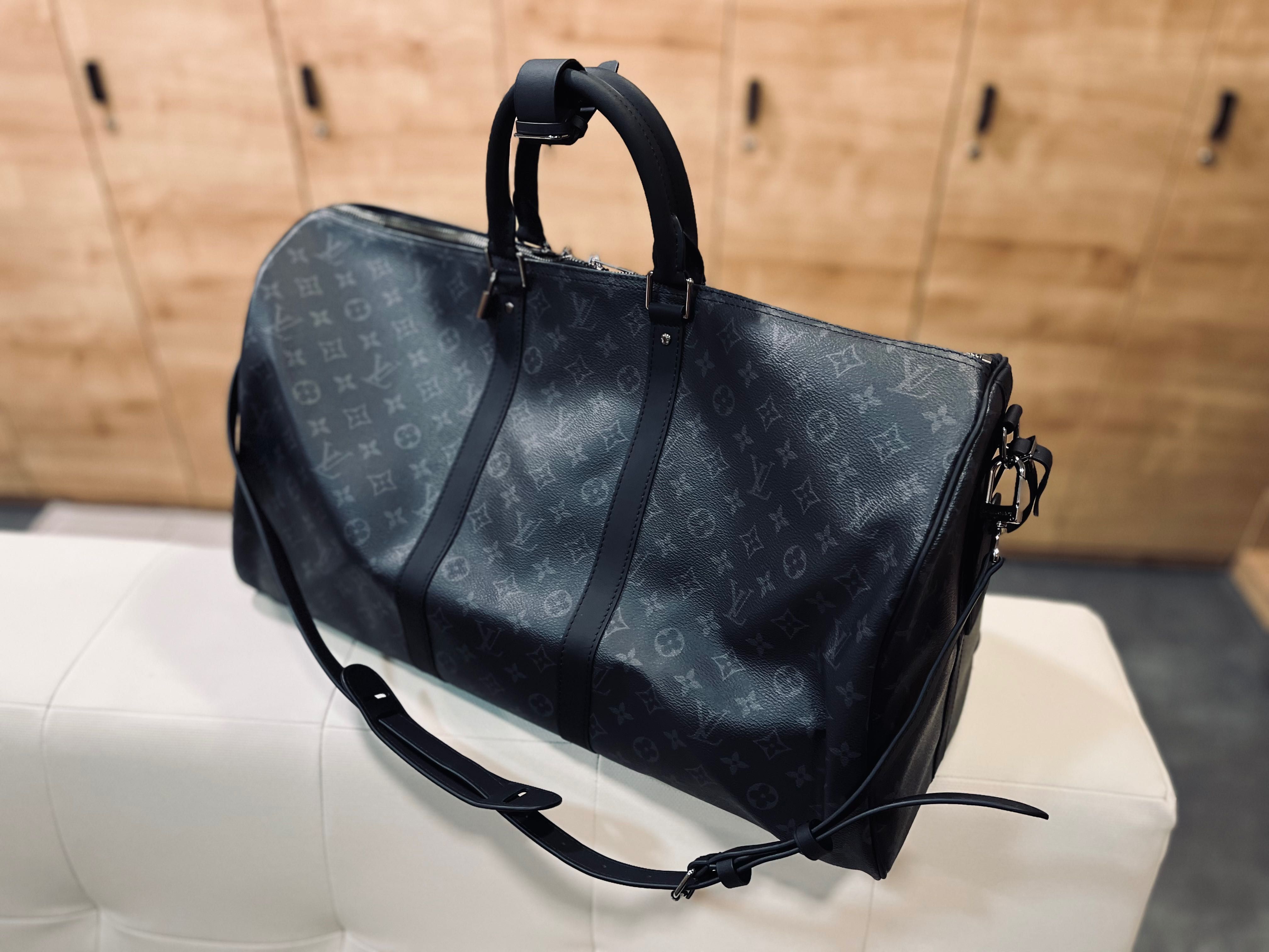 сумка для спорта Louis Vuitton Keepall 55 , мужская оригинальная