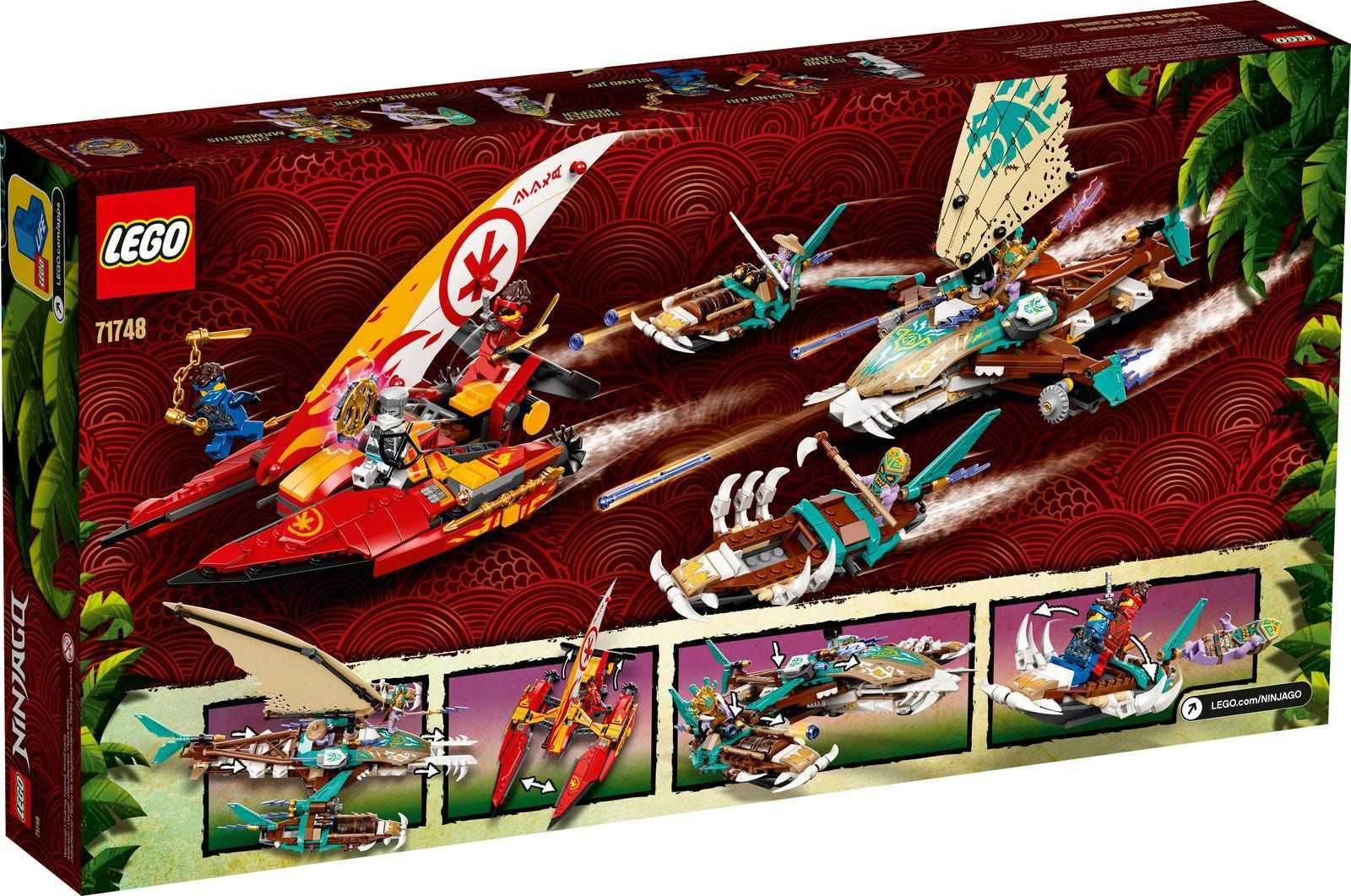 LEGO® 71748 Ninjago - Morska bitwa katamaranów klocki prezent ninja