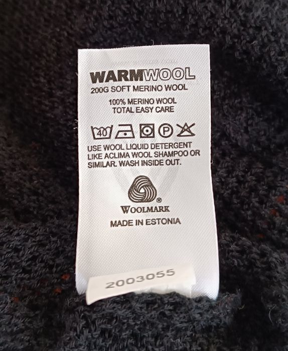 Czapka Aclima Merino Wool 100% Wełniana Dwuwarstwowa Zimowa
