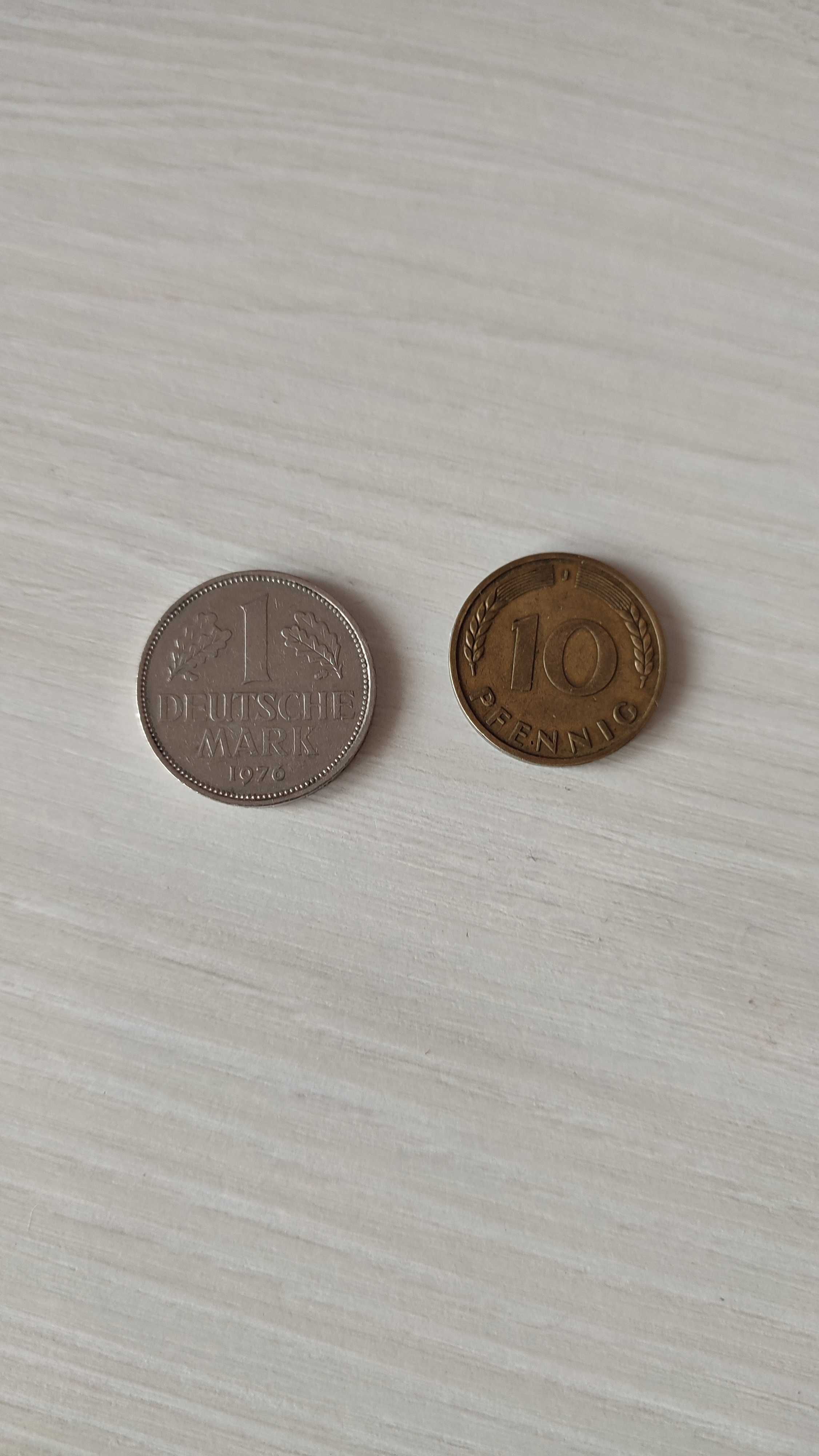 1 німецька марка дойч і 10 пфенінгів лотом