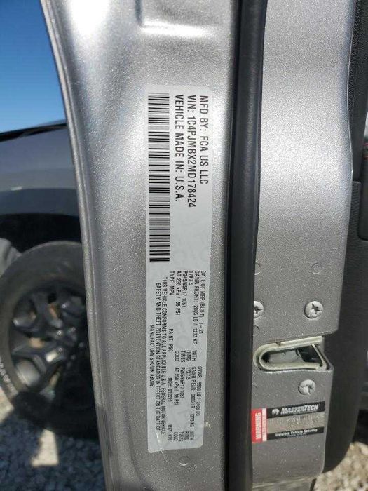 Продам Jeep Cherokee Trailhawk 2021 3.2л 141 тис км РОЗМИТНЕНИЙ