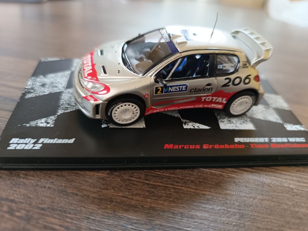 Peugeot 206 WRC rally cars