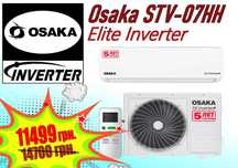 НОВЫЙ‼️ Инверторный кондиционер Osaka STV-07HH Elite Inverter  Склад!