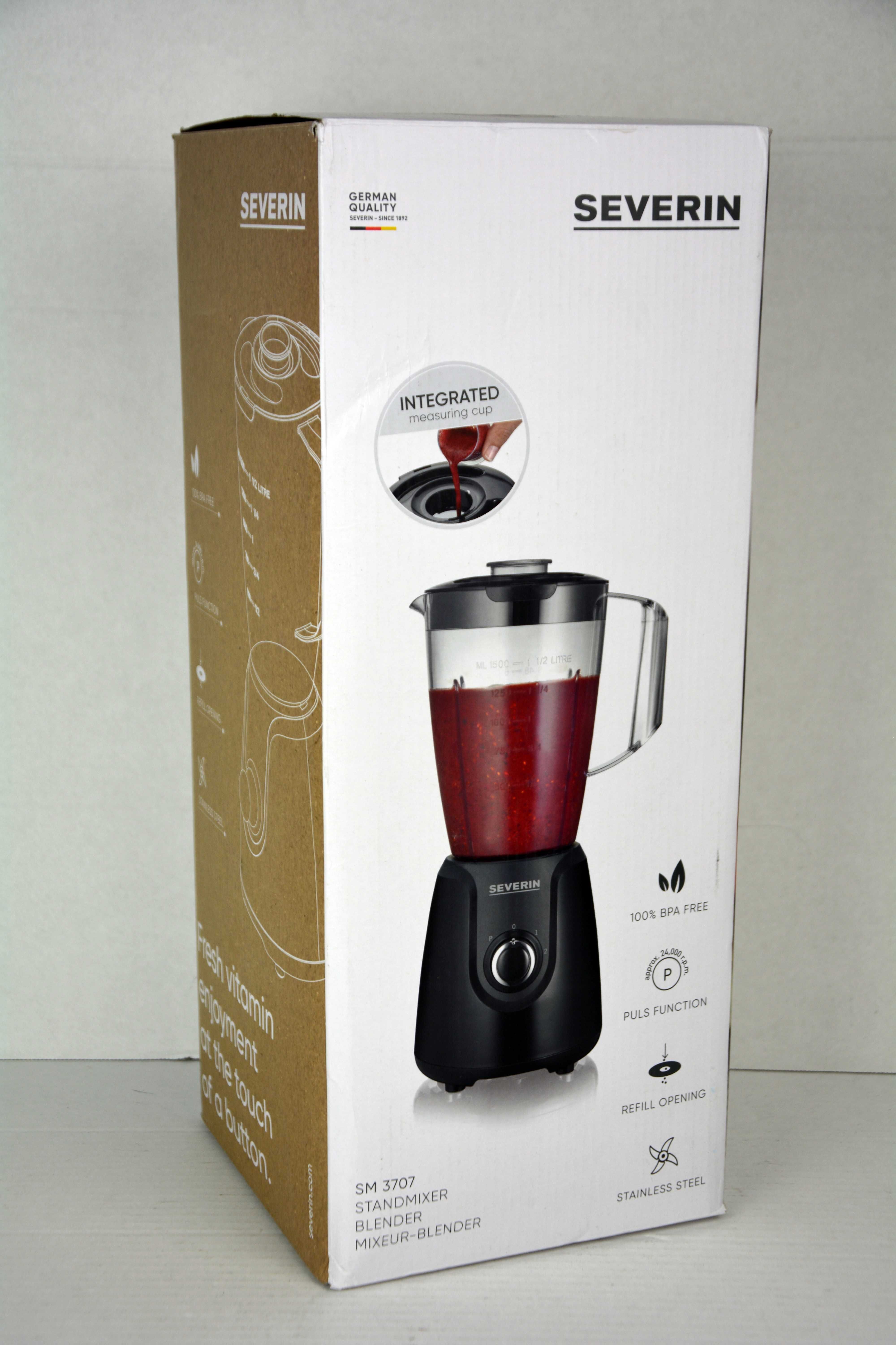 Blender kielichowy Severin SM 3707, 600 W czarny