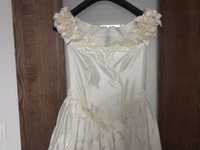 Suknia ślubna ecru roz. 38 na wzrost 170 cm