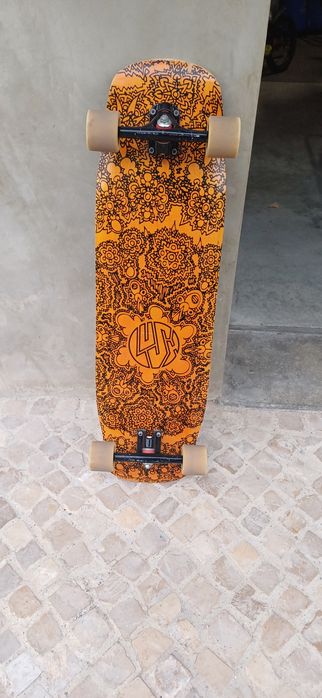 Troco skate downhill da Lush por outra prancha longboard