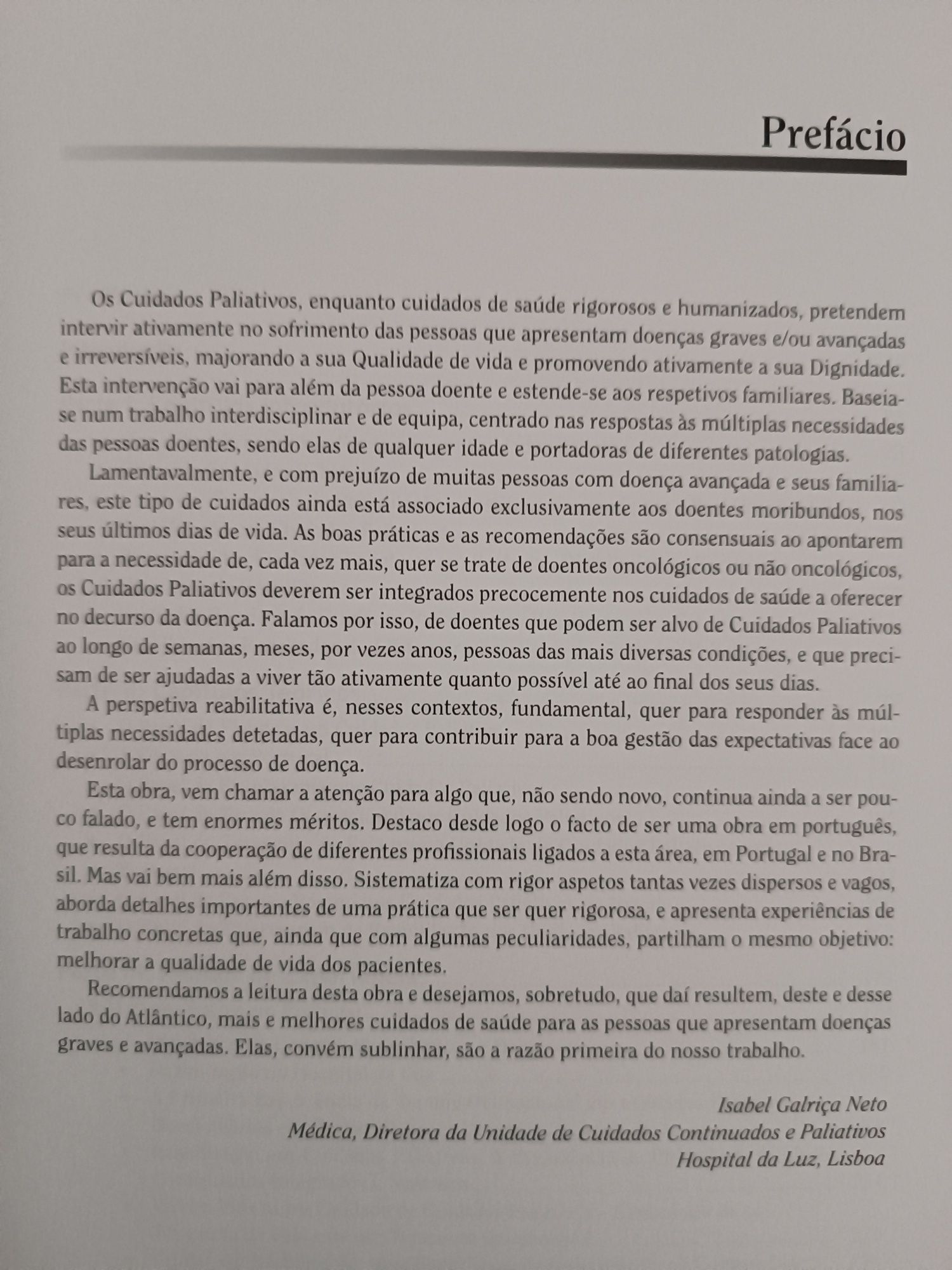 Livro "Reabilitação em Cuidados Paliativos"