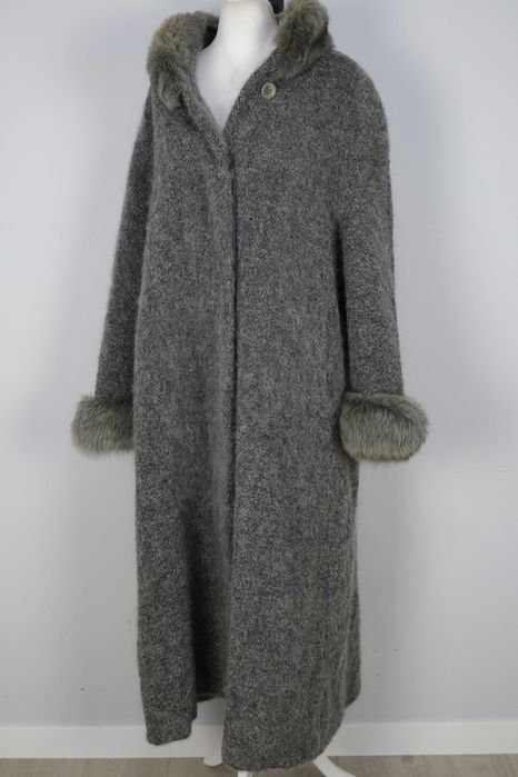 Aryton classic maxi płaszcz wełna  alpaka moher r L/XL/XXL