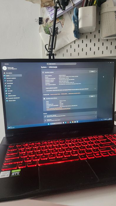 Laptop MSI gf75 thin 16gb