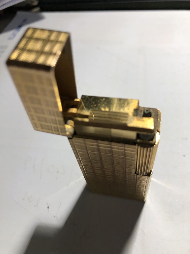 Antigo isqueiro flaminaire 20 microns ouro