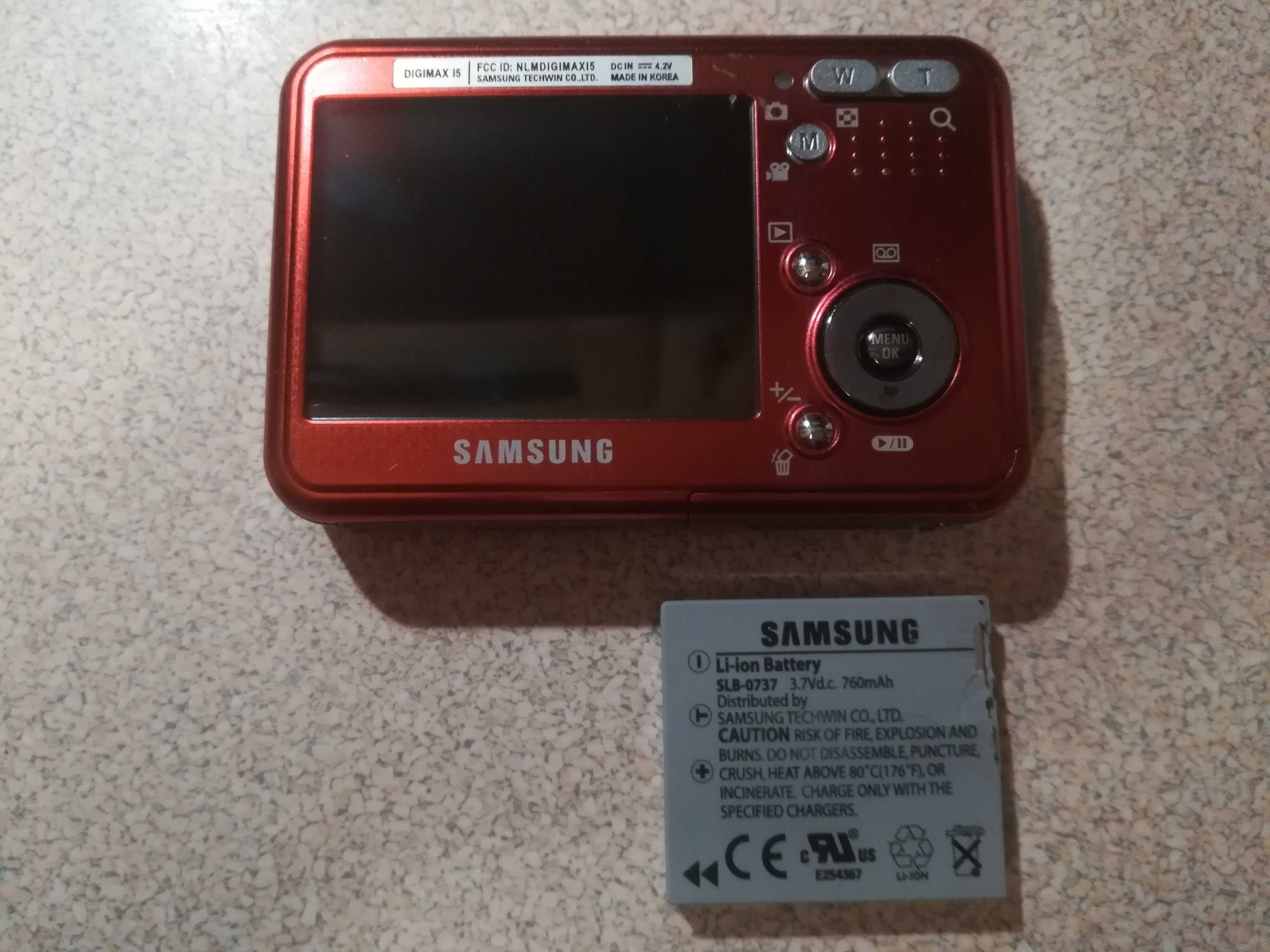 Aparaty Kodak EASY C663 i Samsung Digmax I5-komplet jak NOWE