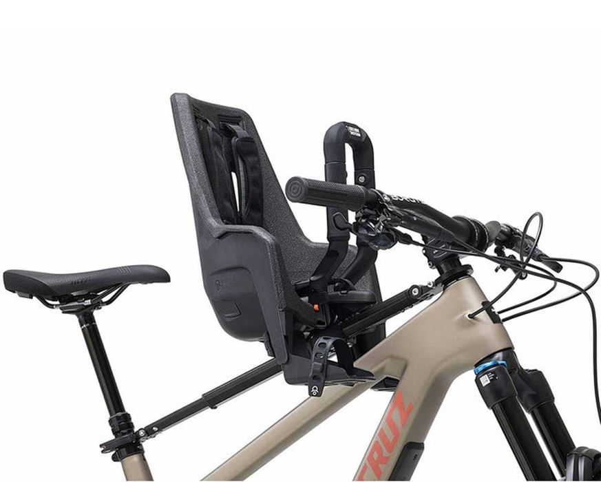 Przedni fotelik + siodełko Kids Ride Shotgun Pro Evo + kierownica