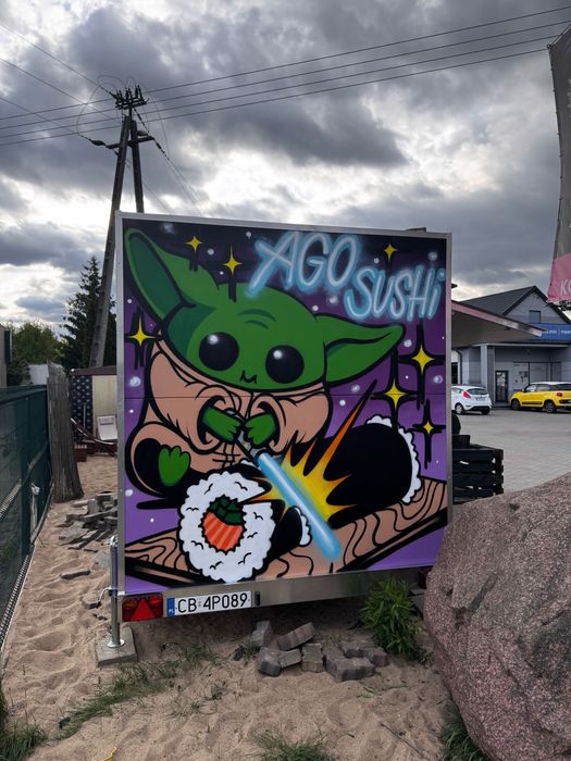 Malowanie artystyczne ścian, Mural, Graffiti