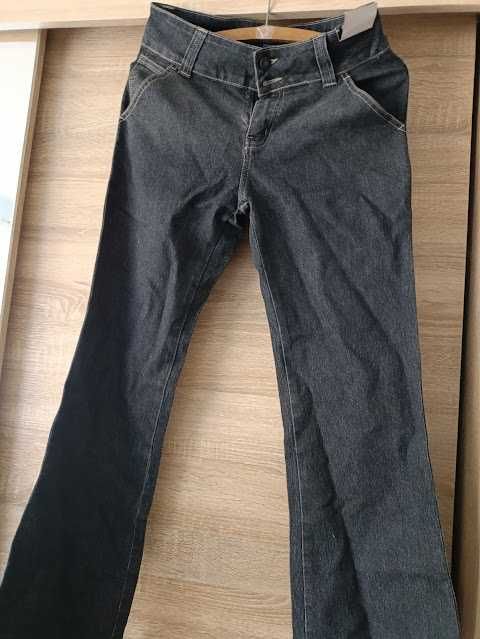 spodnie damskie r 30 wysoki stan