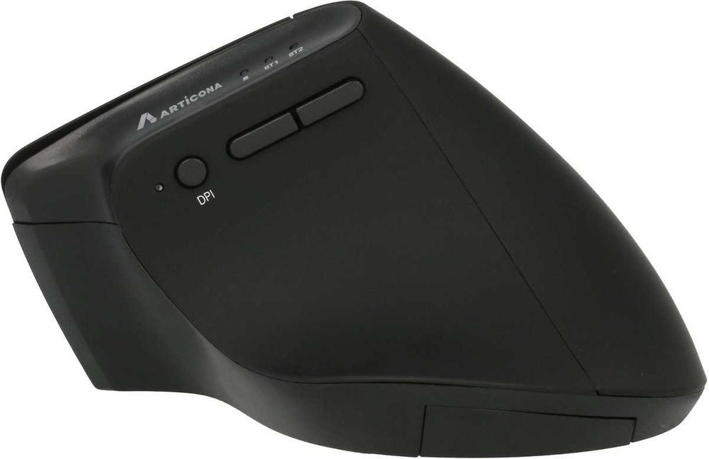 Rato ergonomico BT + USB A/C preto