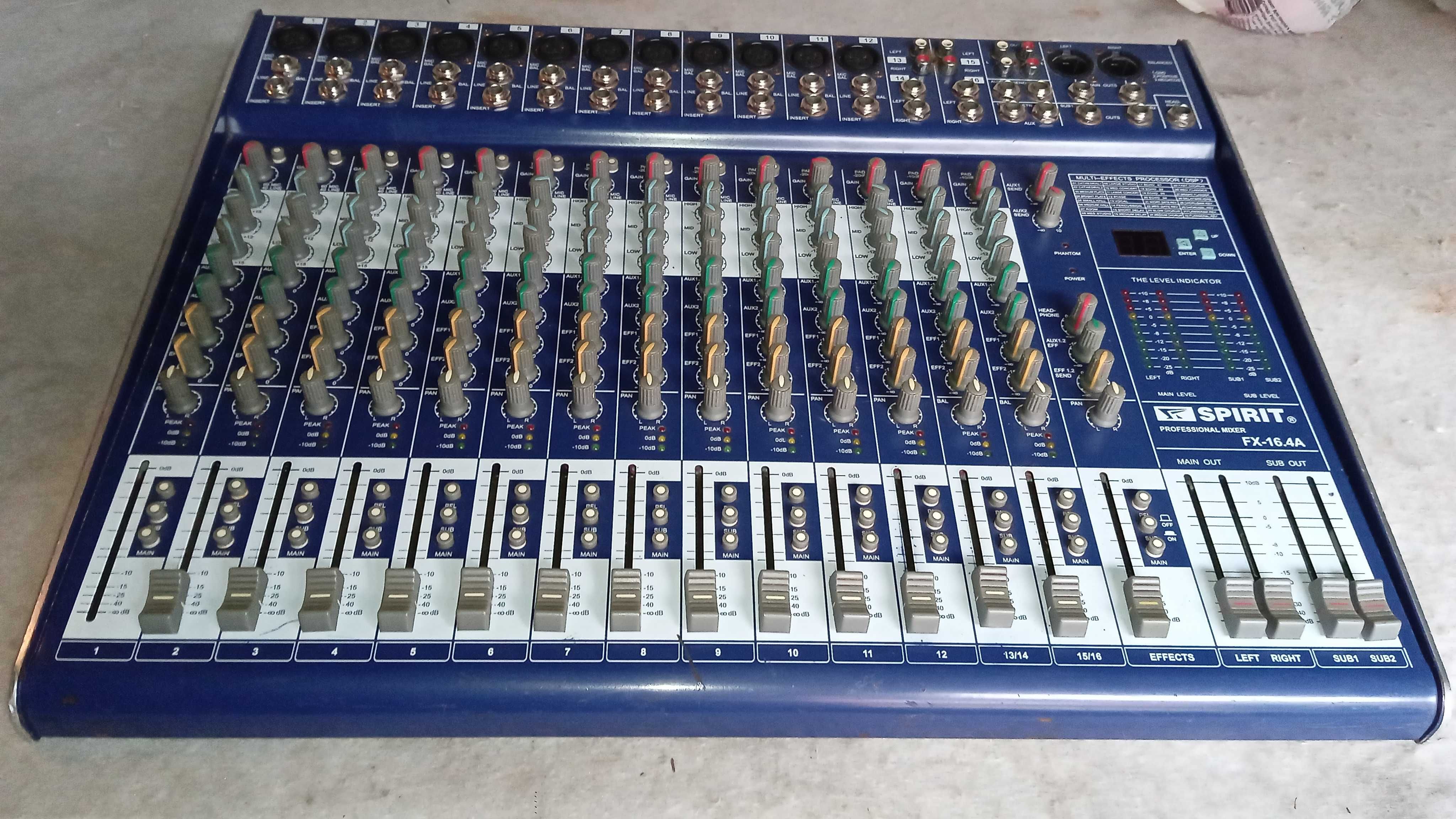 Мікшерний пульт, пульт мікшерний SPIRIT FX-16.4A
