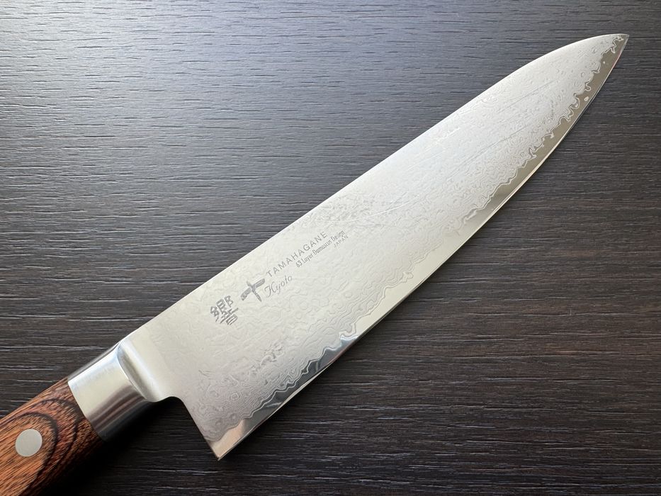 Японський професійний кухонний шеф-ніж Tamahagane Kyoto