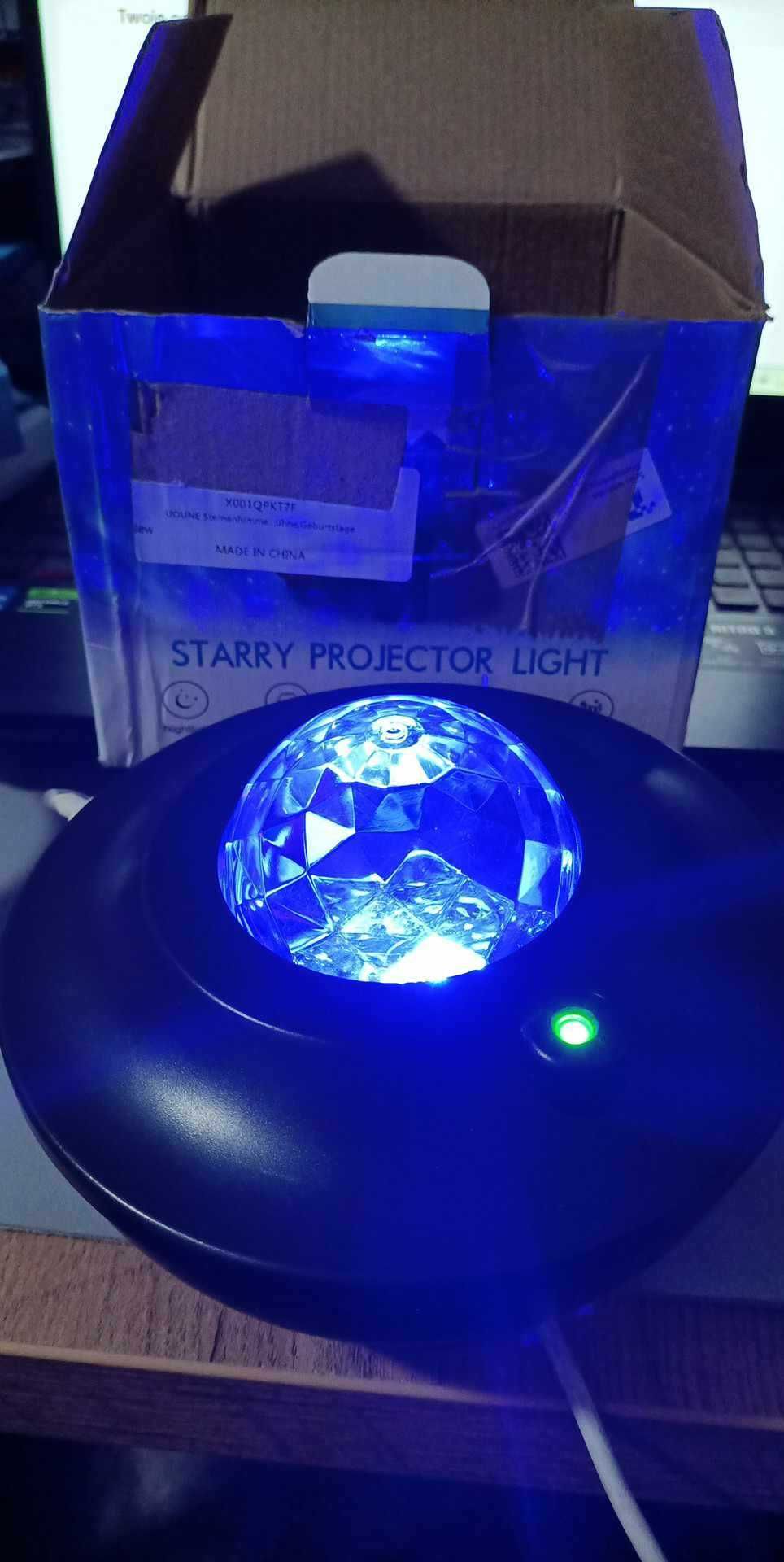 Projektor projektor LED z pilotem, głośnik Bluetooth, timer